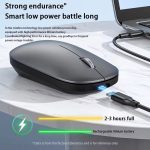 New Wireless Mouse Type-C Charging Silent Click - Image 2